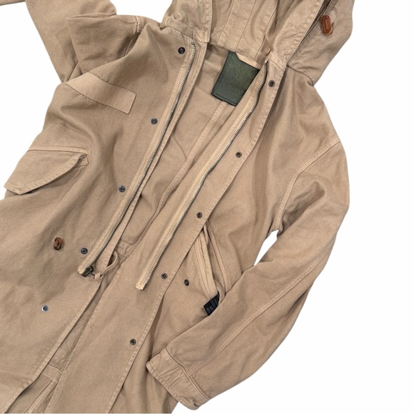 MR&MRS ITALY Classic Canvas Parka Coat - Picture 12 of 12